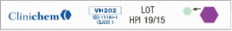 Chemical indicator for hydrogen peroxide based sterilization processes